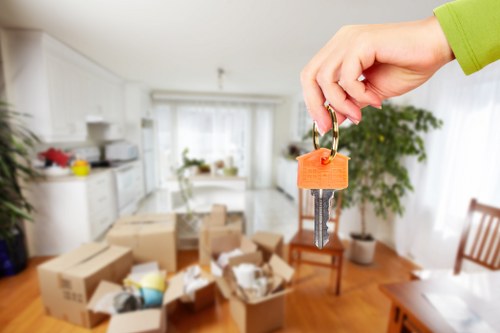 Checklist and packing materials for a Maida Vale house move