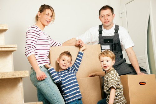 Insured moving service preparing for a safe relocation job