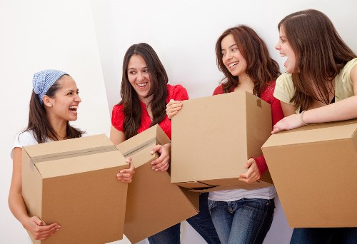 Careful loading of household furniture for a local move in Maida Vale