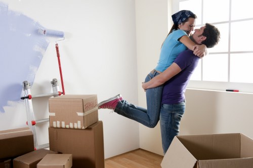 Packing service support for a Maida Vale home move