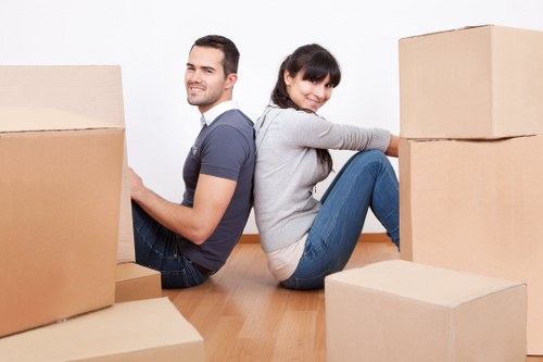 Careful furniture handling during a Maida Vale home removal