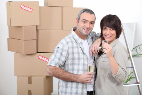 Professional house movers assisting with a residential move in Maida Vale